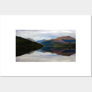 Inveraray view on Loch Fyne, Scotland Posters and Art